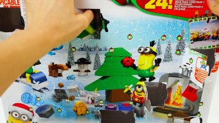 Minions Movie Despicable Me - new ADVENT CALENDAR by Mega Bloks Review 2 | Evies Toy House