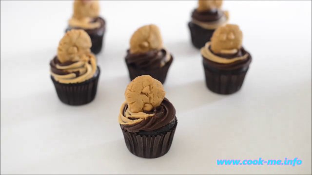 How to make Chocolate Peanut Butter Cupcakes.Cooking Video Recipes