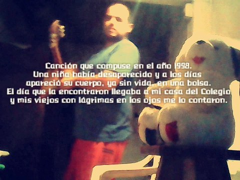 CANCIÓN: ÁNGEL CAÍDO DEL CIELO (LETRA Y MÚSICA: GABRIEL VELLOSO)