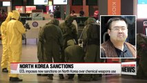 U.S. imposes new sanctions on North Korea over chemical weapons use
