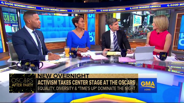 How the Oscars addressed #MeToo and Time's Up