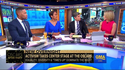 How the Oscars addressed #MeToo and Time's Up