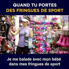 Rien de plus confortables que des fringues de sport. merci Skit Box !