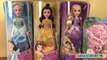 Princesses Disney Poupées Hasbro Paillettes Maquillage de Cendrillon, Raiponce, Belle