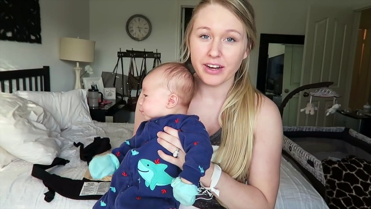 HOW TO WEAR THE ERGO BABY CARRIER WITH YOUR 0-3 MONTH OLD! | NO NEWBORN INSERT NEEDED!