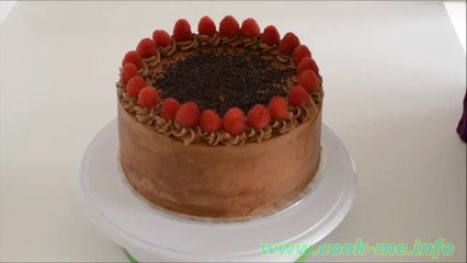 How to make Chocolate Raspberry Cake.Cooking Video Recipes