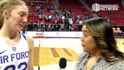 Post-Game Interview with Air Force's Kaelin Immel 🏀 | Freshman of the Year Talks Win Over Utah State