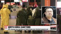 U.S. imposes new sanctions on North Korea over chemical weapons use