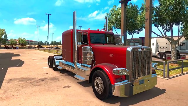 Тяжелые американские грузовики на работе Мультик игра про грузовые машинки Везем фуру в другой город