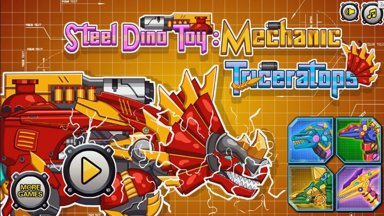 Мультики роботы динозавры - Мультики про динозавров - Игры