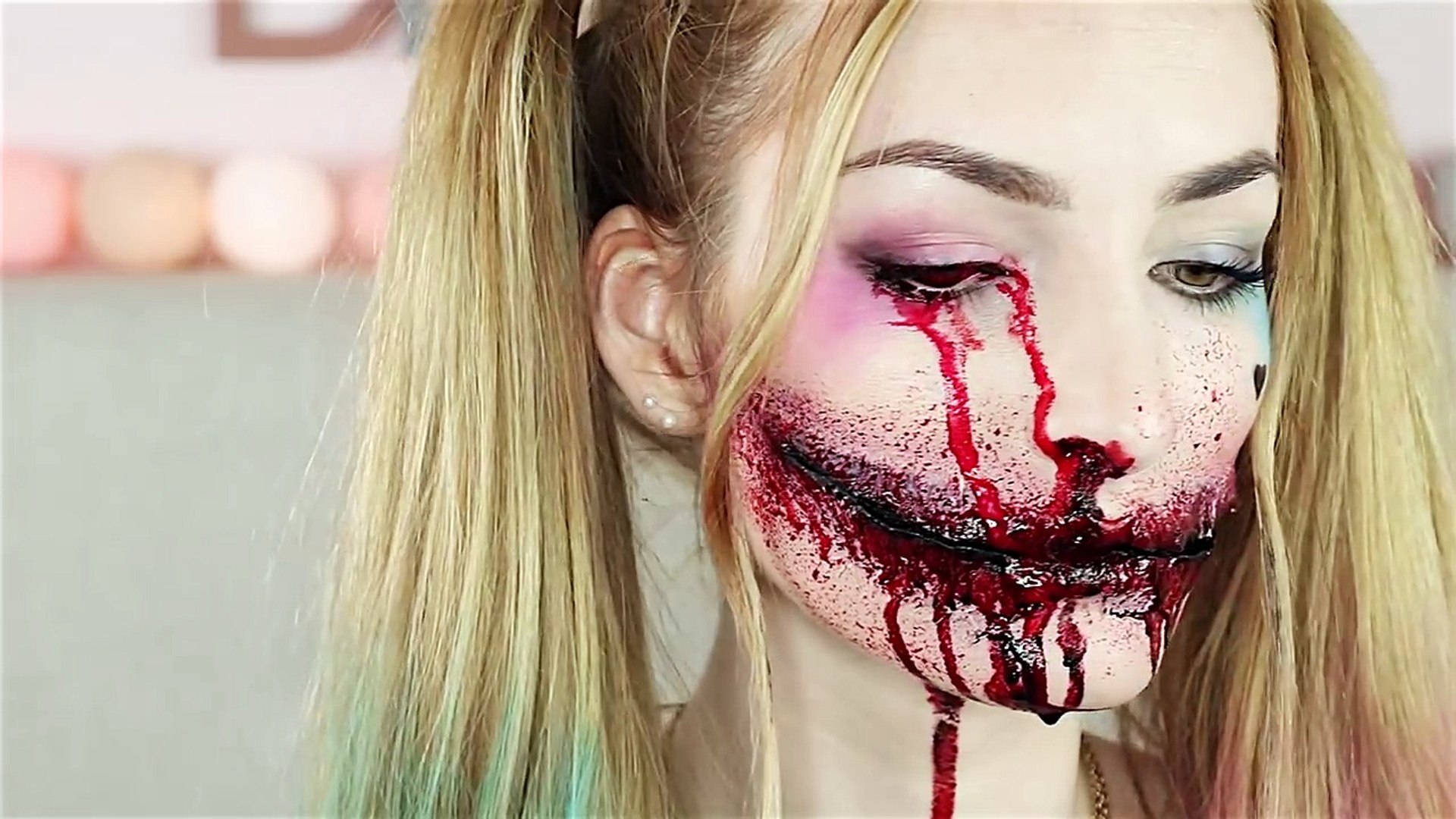 Harley Quinn FX Makeup Tutorial Halloween | Simple Symphony FX ♡ | Halloween  - video Dailymotion