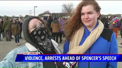 Two Dozen Arrests Made After Fights Erupt Outside of White Supremacist Speech at Michigan State University