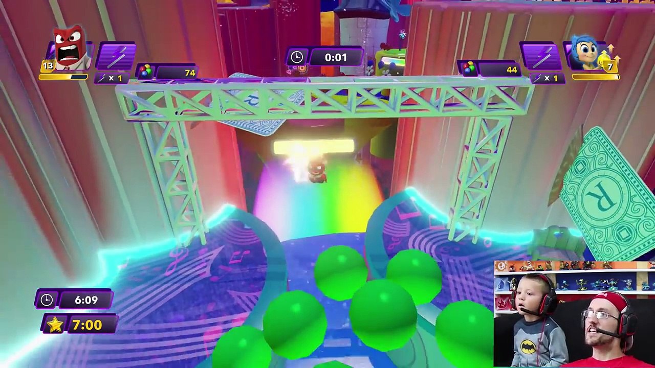 Lets Play DISNEY INFINITY 3.0 INSIDE OUT 1 Into the Minds I (FGTEEV