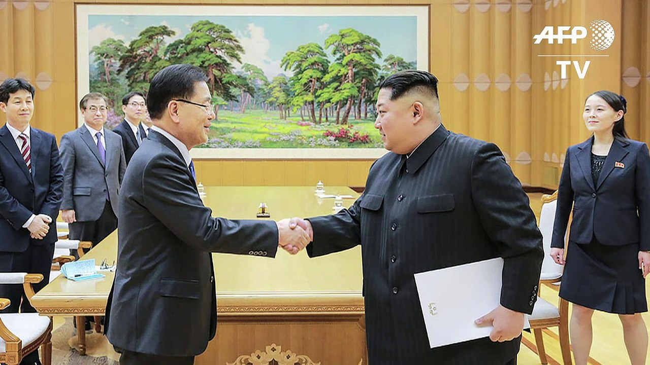 Kim Jong Un and Seoul envoys discuss possible summit