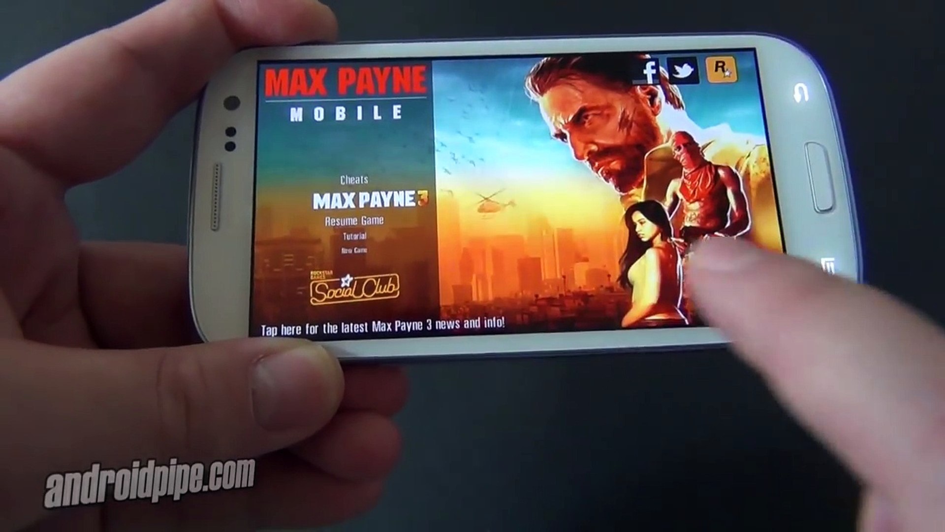 Max Payne Mobile Review (Android) - Samsung Galaxy S İ - AndroidPipe.com -  video Dailymotion
