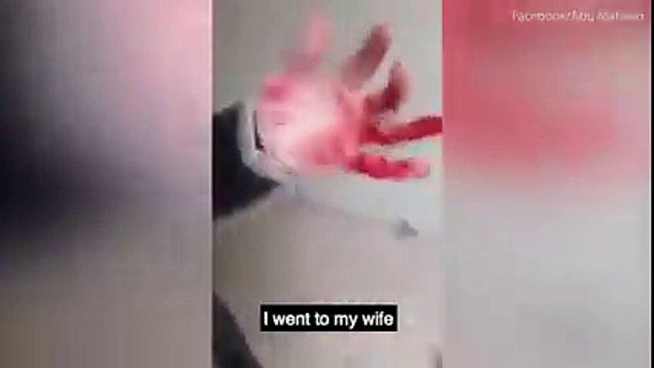 Syrian refugee in Germany live streams aftermath of murdering his wife.