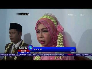 Pernikahan Tuna Netra, Lancar Ucap Ijab Qobul  NET 10