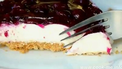 How to Make No Bake Blueberry Cheesecake. Cooking Video Recipes