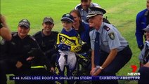 The Police Force has today made a little boy's dream of growing up to become a policeman come true.