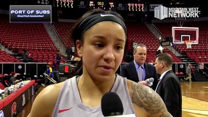 Post-Game Interview with Cherise Beynon After New Mexico's Dominant Win 🏀