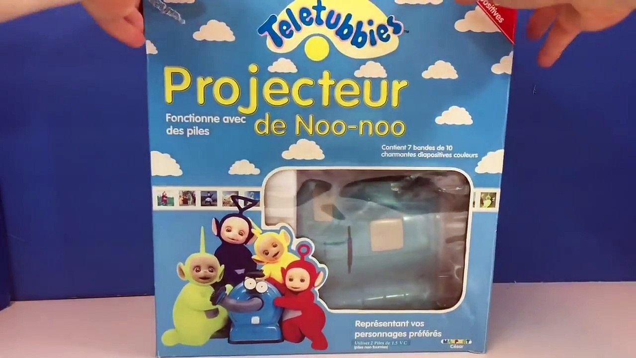 Rare NOO-NOO Movie Light Projector TELETUBBIES TOY Opening!