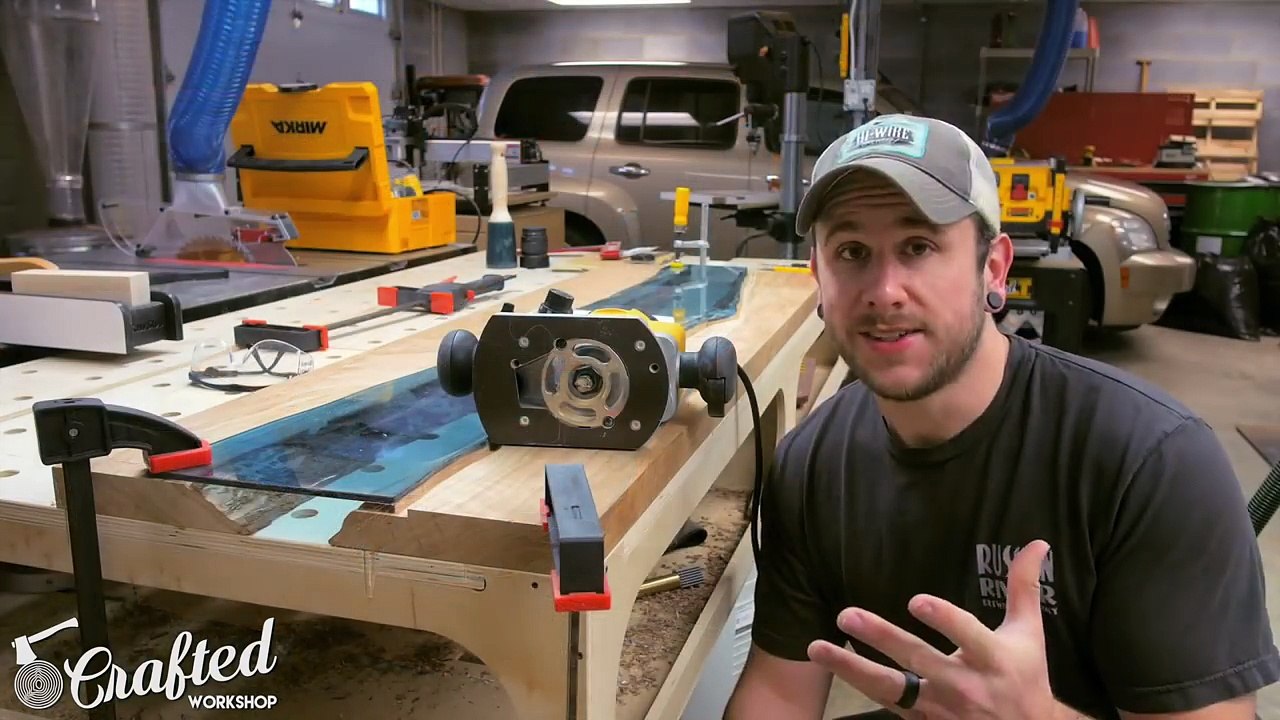 Live Edge River Coffee Table | How To Build - Woodworking