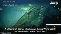 Wreckage found of WWII aircraft carrier USS Lexington