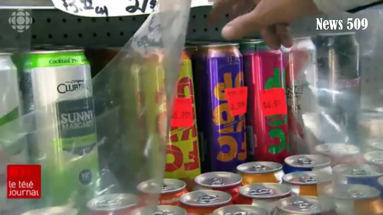 BOISSONS SUCRÉES ALCOOLISÉES :  QUÉBEC N'EN VEUT PLUS