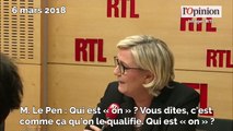 Gros accrochage entre Marine Le Pen et Elizabeth Martichoux sur RTL