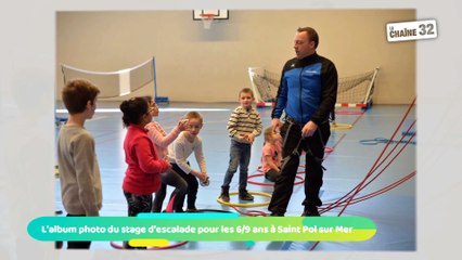 L'album photo du stage d'escalade pour les 6/9 ans à Saint Pol sur Mer