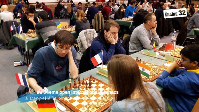 Au 34ème open international d'échecs à Cappelle la Grande