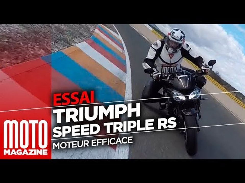 Triumph Speed Triple RS - Essai Moto Magazine 2018