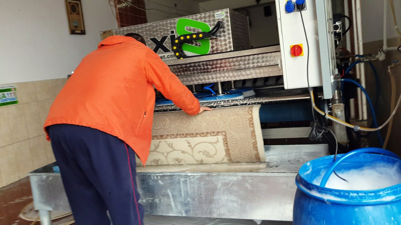 otomatik halı yıkama makinası,halı sıkma makinası maxis