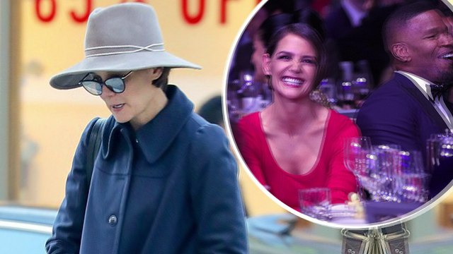 Katie Holmes keeps a low profile in New York City... after it's revealed 'she and Jamie Foxx made a pact to not speak about their relationship in public'.