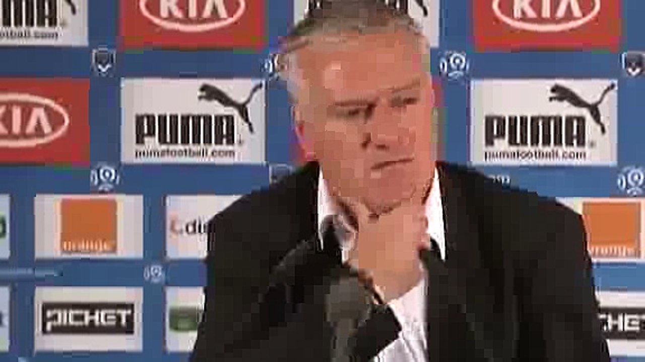 Conférence de presse après Bordeaux Marseille