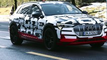 VÍDEO: el Audi e-tron, por las calles de Ginebra por primera vez