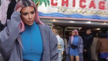 Kim Kardashian flashes her legs in mini dress as she shops at a store named Chicago on another kid-free tour around Tokyo.