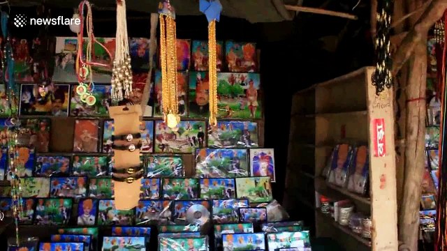 Indian villagers worship mysterious Royal Enfield Bullet motorcycle