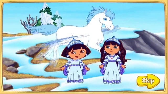 Мультик Игра Даша и Снежная Принцесса # Приключение Даши Путешественницы