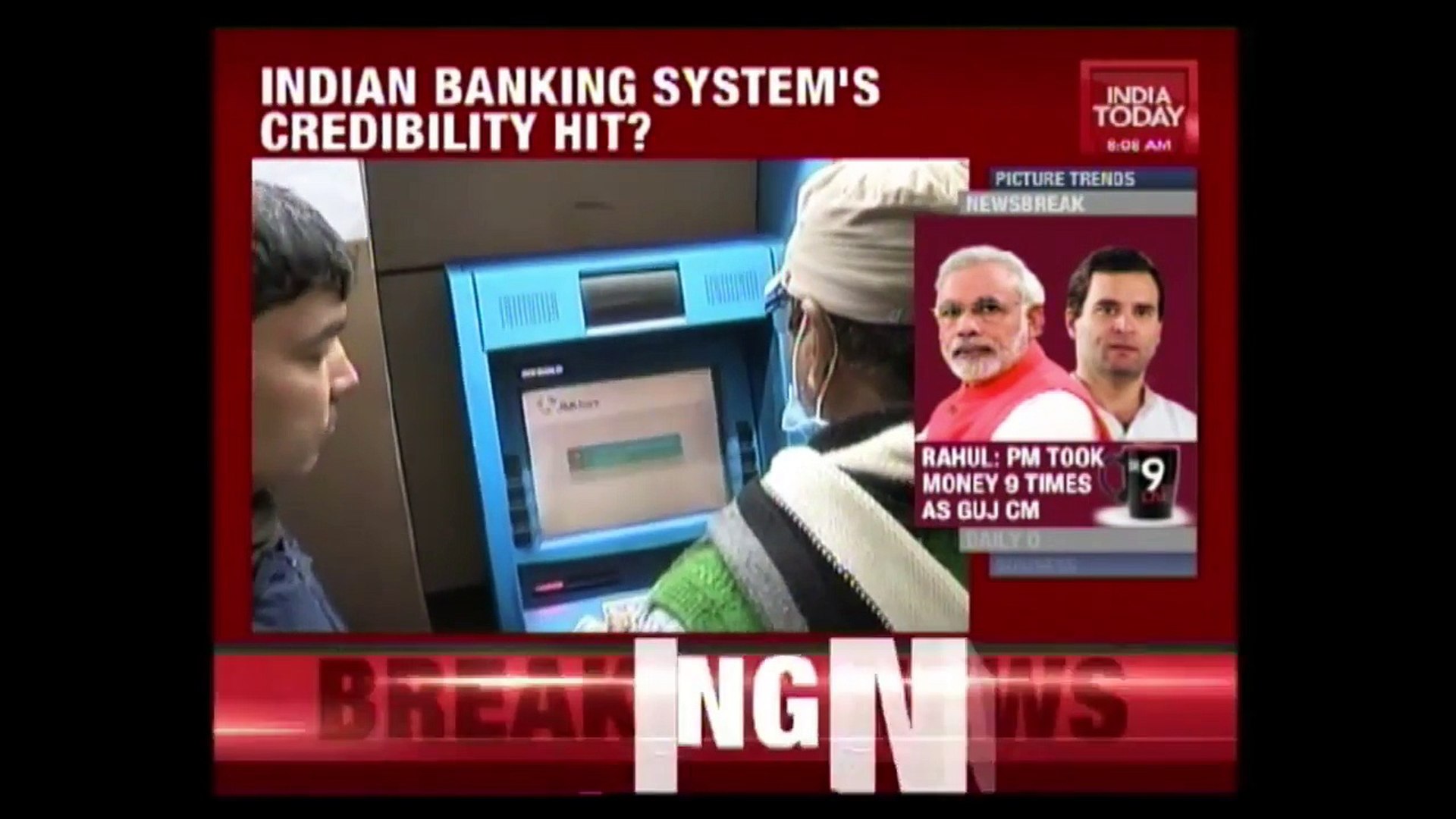 Long Queues At Banks, No Money In ATMs