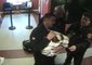 Massachusetts Officers Save Puppy Choking in Police Station