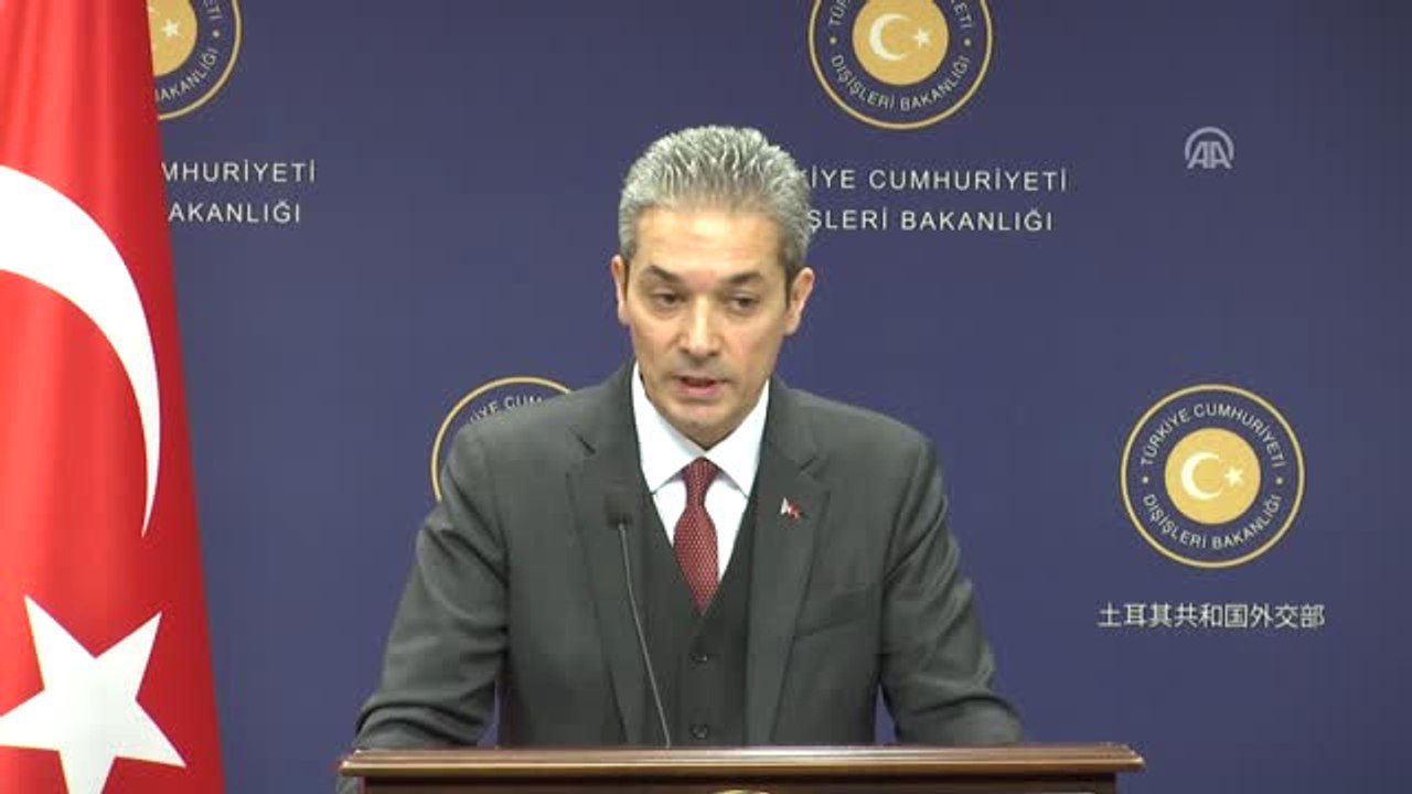 Dışişleri Bakanlığı Sözcüsü Aksoy: "Hollanda Temsilciler Meclisi'nin Aldığı Karar Bizim İçin 'Yok'...