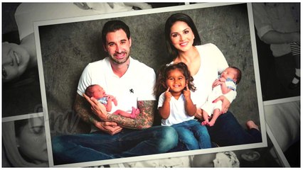SunnyLeone & DanielWeber welcome twin baby boys after adopting daughter Nisha | Asher And Noah
