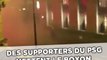 Des supporters du PSG mettent le boxon devant l'hôtel du Real Madrid