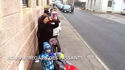 Le Thillot Démolition en cours du bâtiment Lamboley