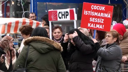 Silivri'de 'çocuk istismarı'na tepki - İSTANBUL