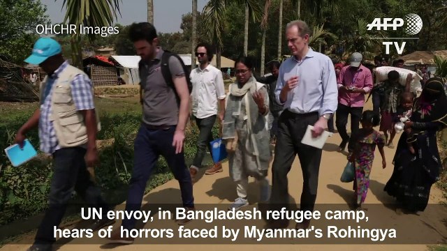 UN envoy recounts horrors faced by Myanmar's Rohingya