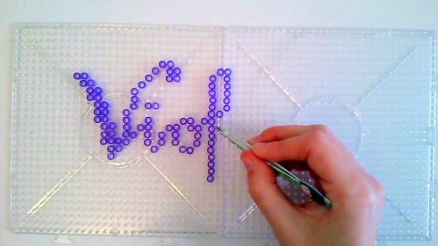 Tuto Perles à repasser (Hama) - Logo Violetta Disney !