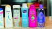 Shampoo Slime Test with head and shoulders, suave, pantene, dove, baby shampoo, garnier fructis