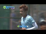 [HOT] 아이돌 풋살 월드컵 K-Pop Star Futsal Worldcup - 역시 에이스! 윤두준 골~ Doo-jun Got Scored! 20140612